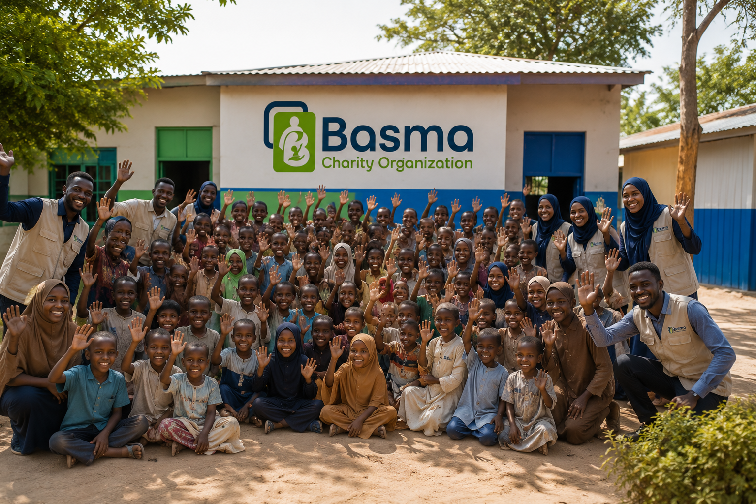 Children supported by Basma Somali Charity
